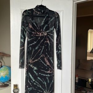 AFRM Shailene mesh midi dress